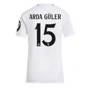 Real Madrid Arda Guler #15 Dámské Domácí Dres 2024-25 Krátký Rukáv